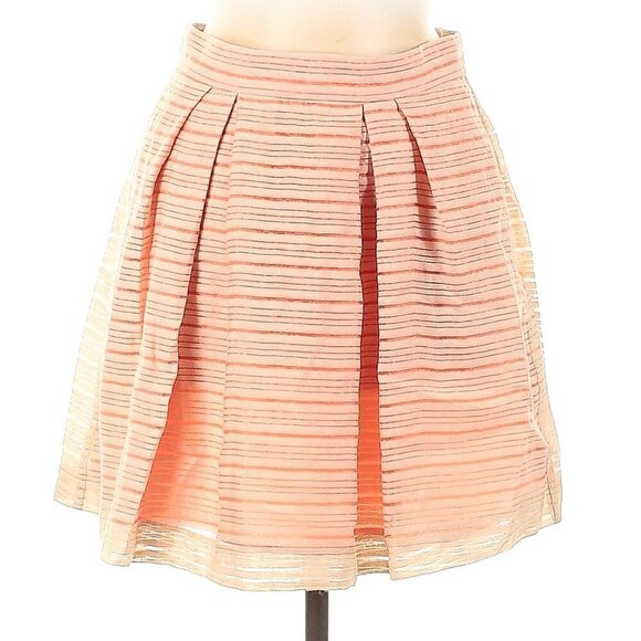 BCBGeneration Women's Pleated A-Line Flared Casual Mini Skirt, Sz 6 - Picture 1 of 3